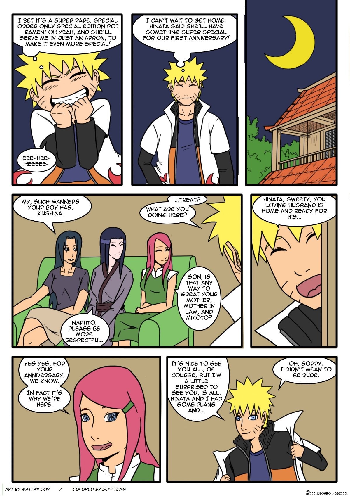 Matt Wilson Comics - NaruHina - Tradición de aniversario - Página 1