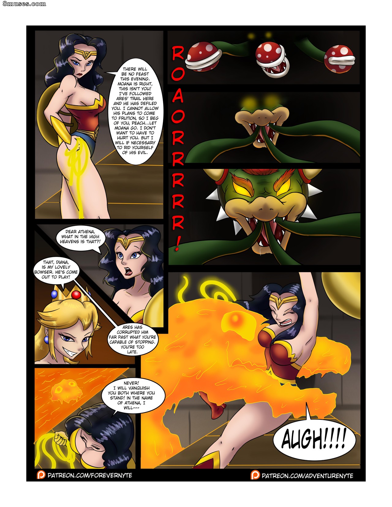Nyte Vore Comics - UEVB - Wonder Woman, Moana, Peach - Page 2