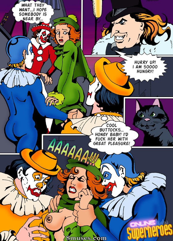 Online Superheroes Comics - Journaliste sexy sauvé des vilains lubriques - Page 1