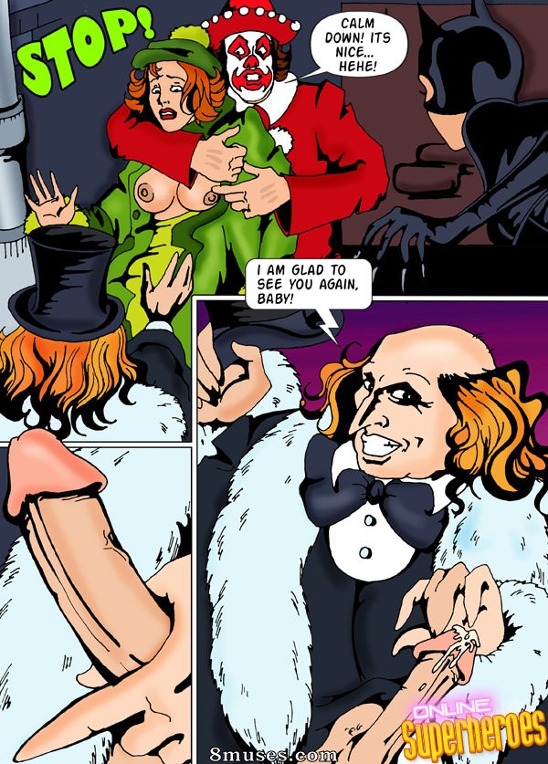 Online Superheroes Comics - Sexy Journalist Rescued from the Horny Villains - Page 2