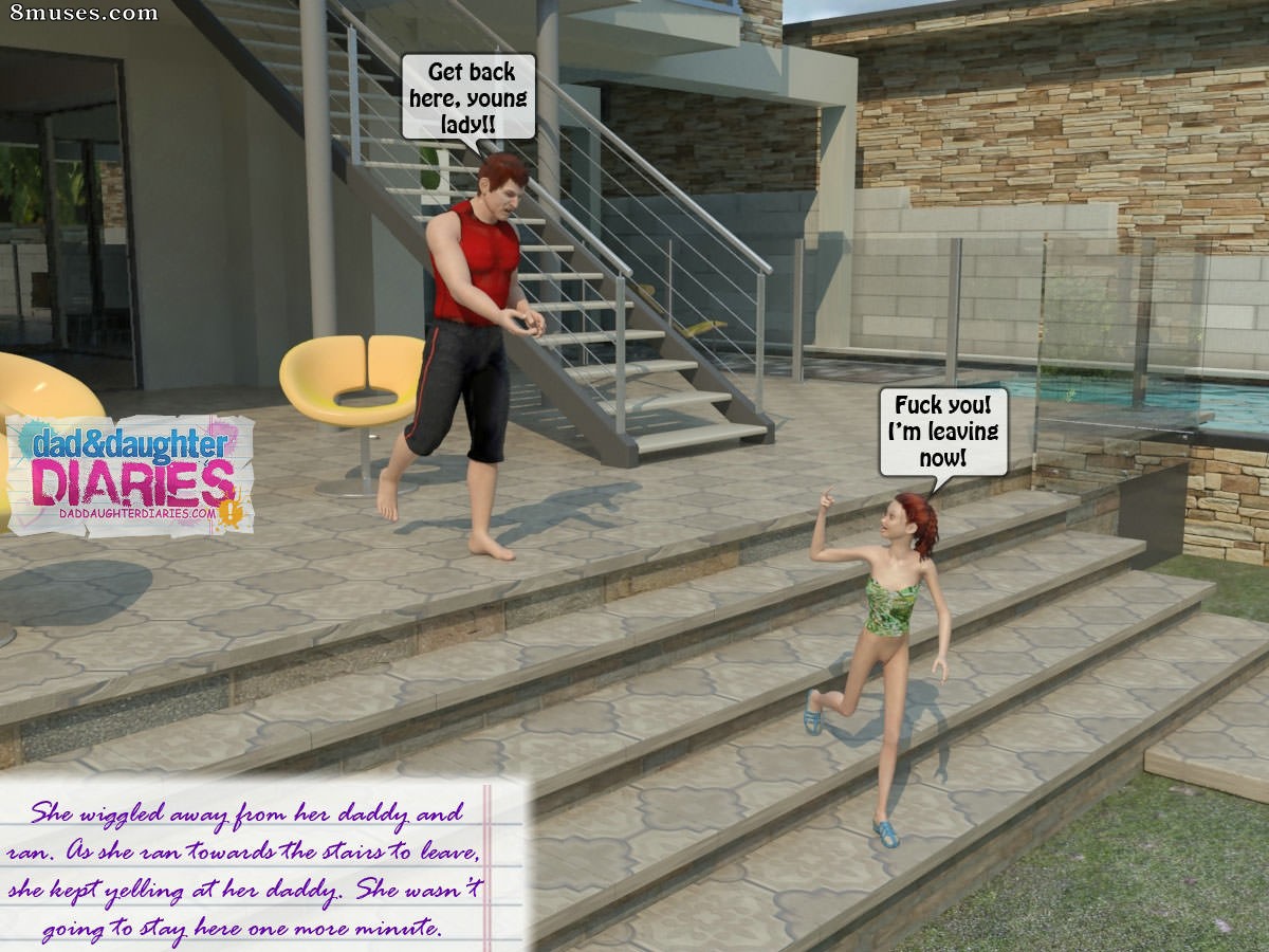 Dad and Daughter Diaries Comics - Limpiar la piscina - Página 14