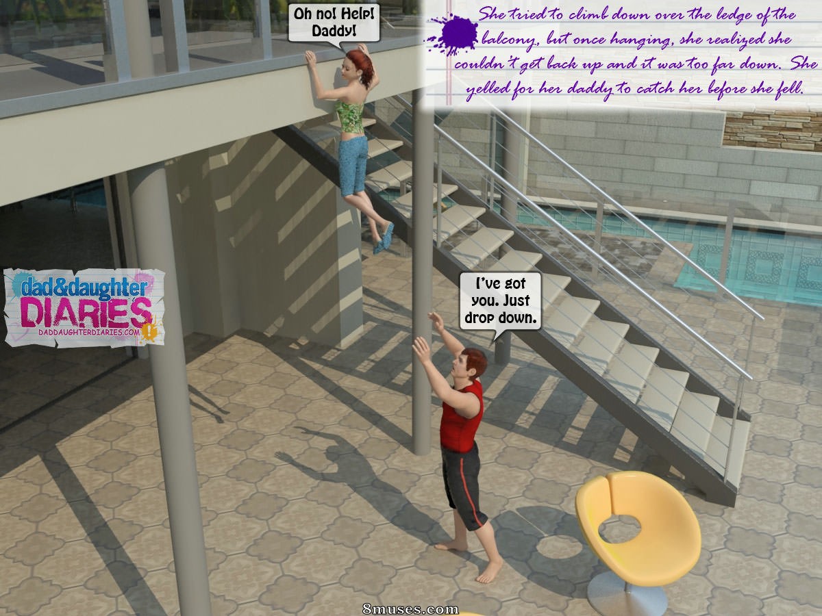 Dad and Daughter Diaries Comics - Limpiar la piscina - Página 10