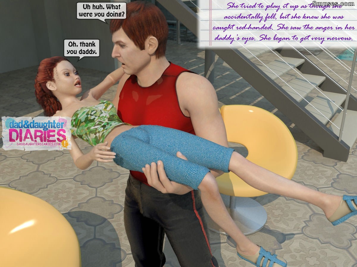 Dad and Daughter Diaries Comics - Limpar a piscina - Página 11