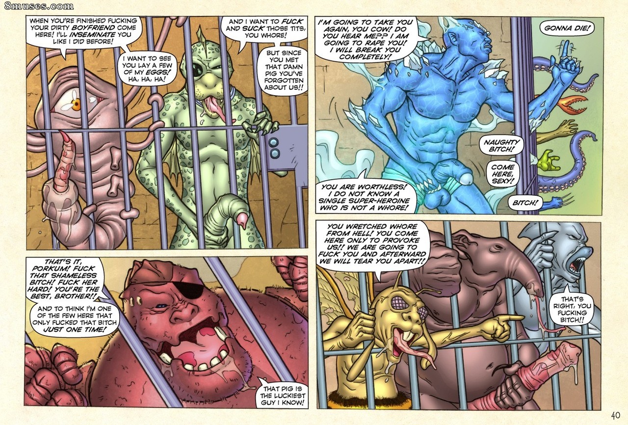 SuperHeroineComixxx - Freedom Stars in Prison Heat 1 - Page 41