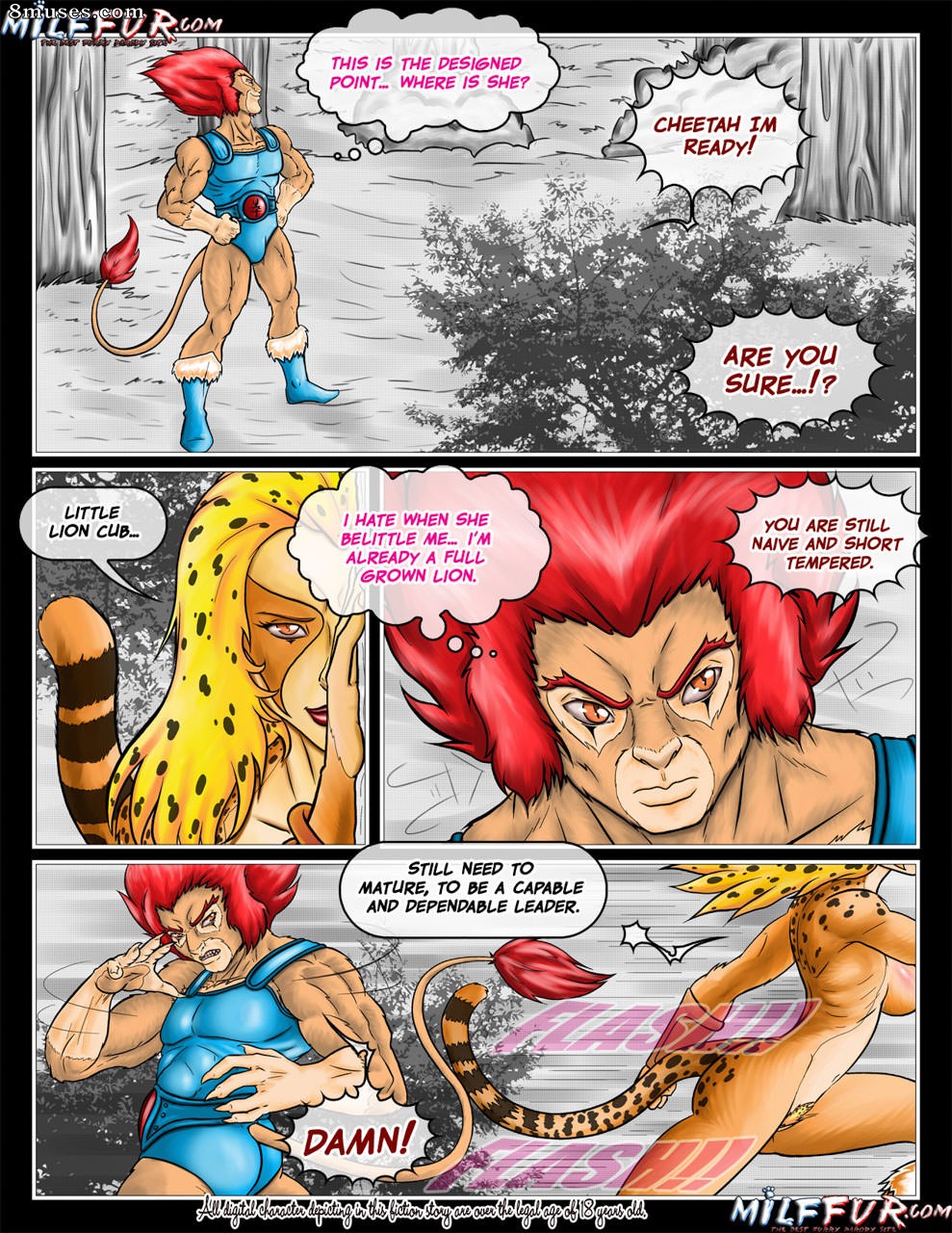 Milffur Comics - Gato relâmpago - Página 2