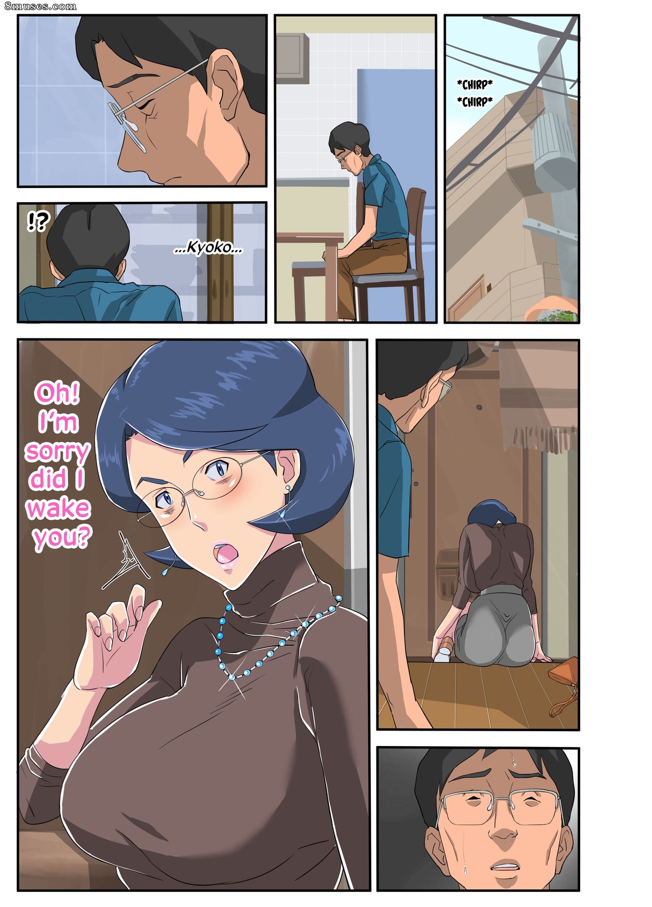 Homem-moscrito - Sra. Kyoko Namatame - Esposa com um forte senso de justiça - Página 58