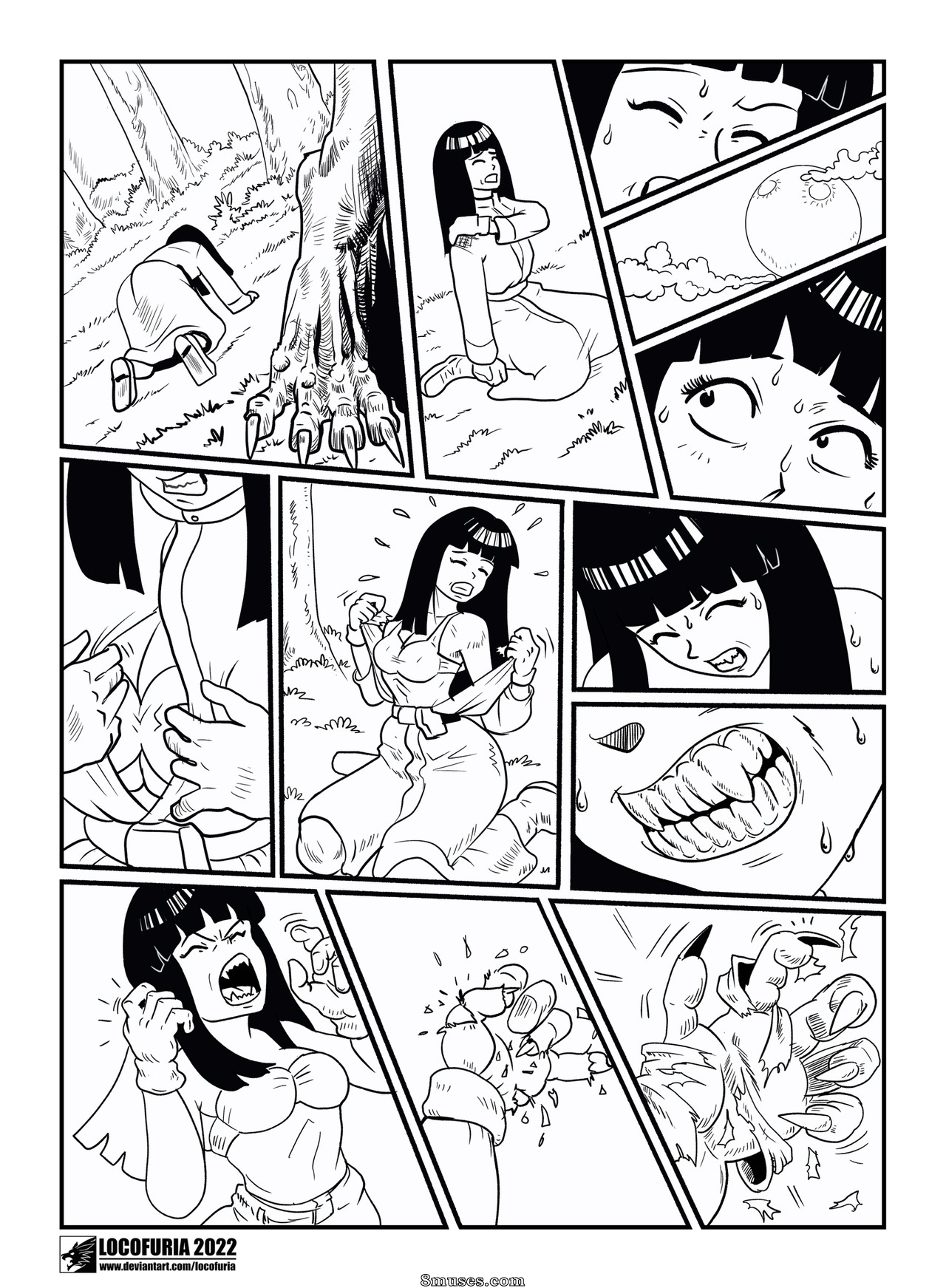 Locofuria Comics - Licancorbol - Hora do almoço de Mai - Página 10