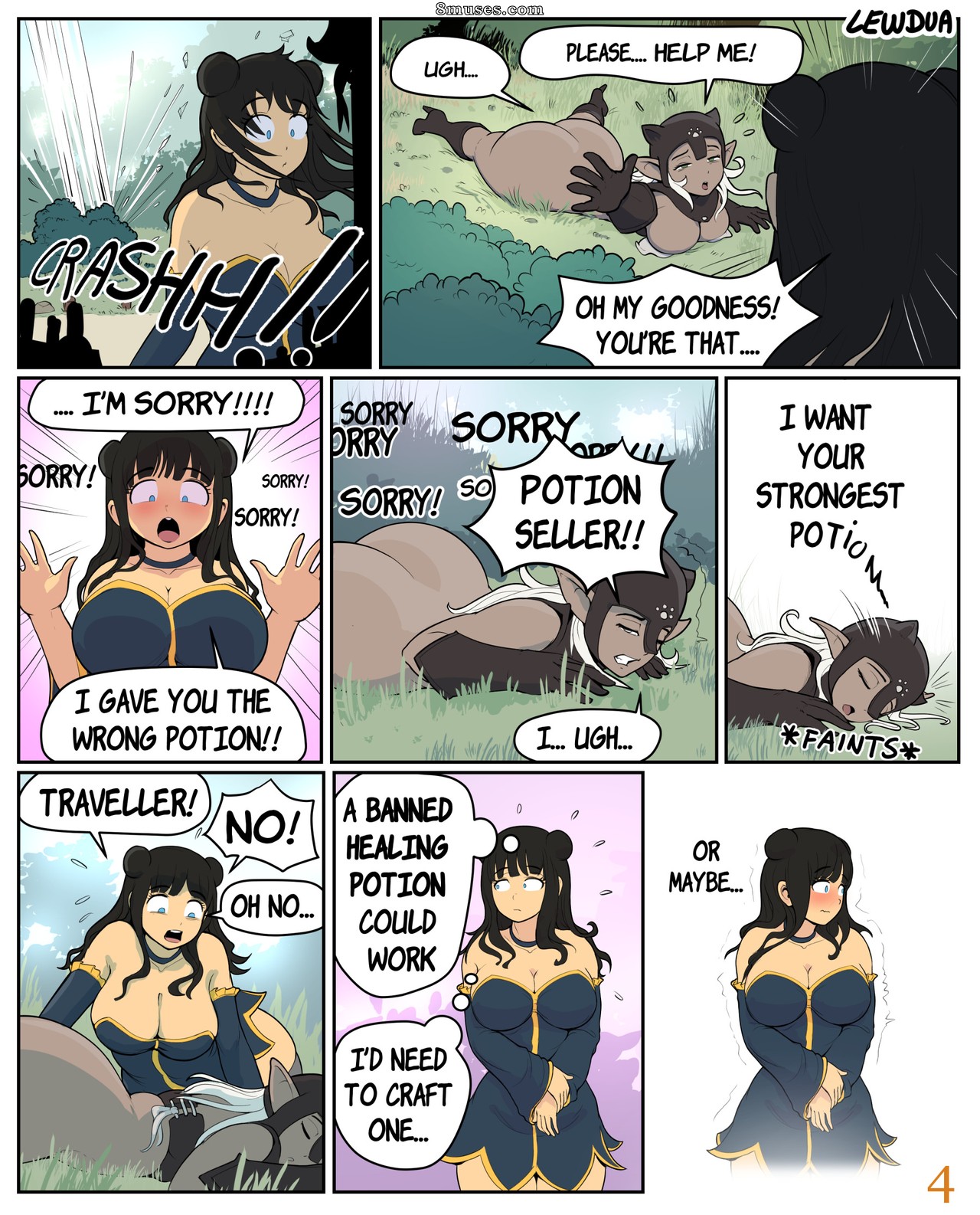 Lewdua - Lola Meets Pamela - Page 4