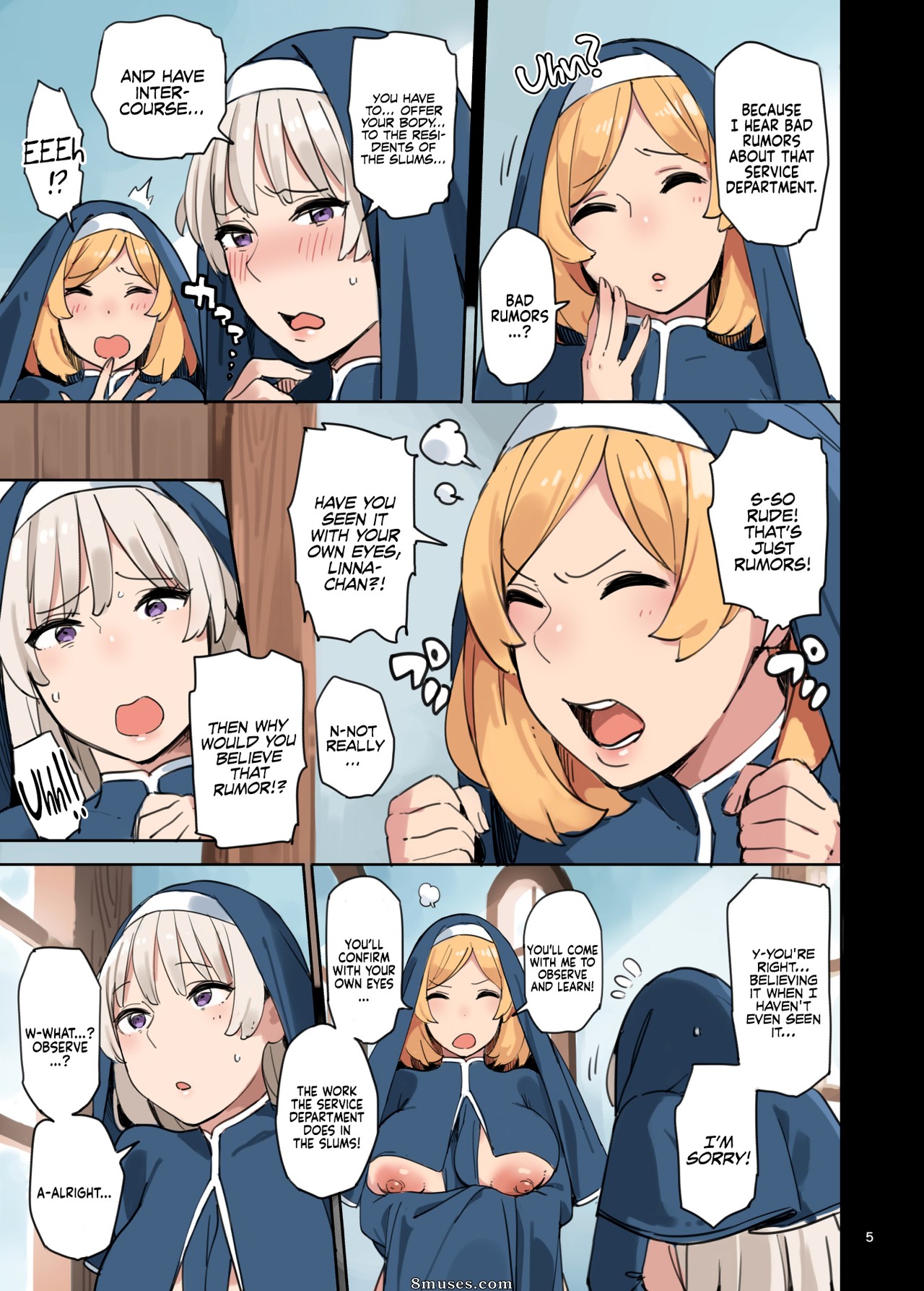 Irotenya - Houshibu o Kengaku Shiyou! - Let’s Visit The Service Department! - Page 5