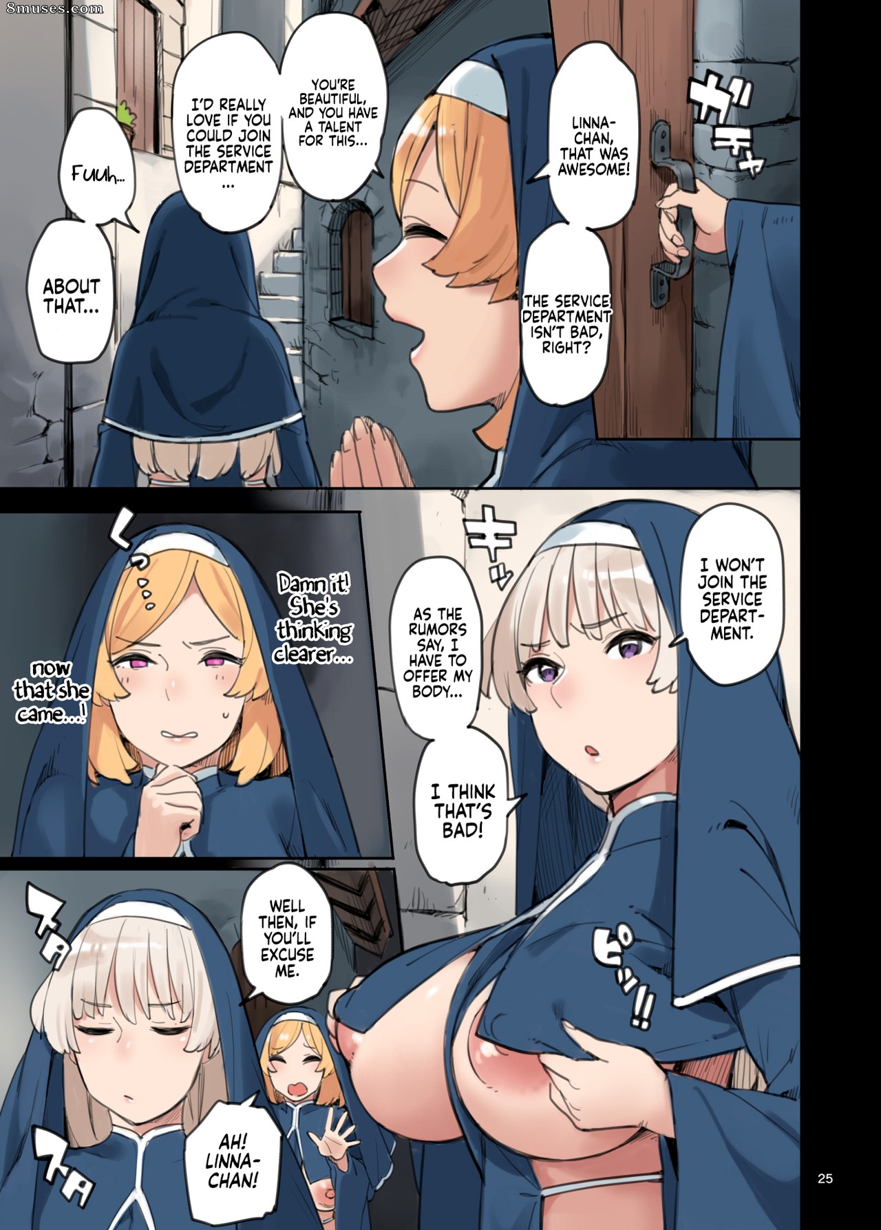 Irotenya - Houshibu o Kengaku Shiyou! - Let’s Visit The Service Department! - Page 25