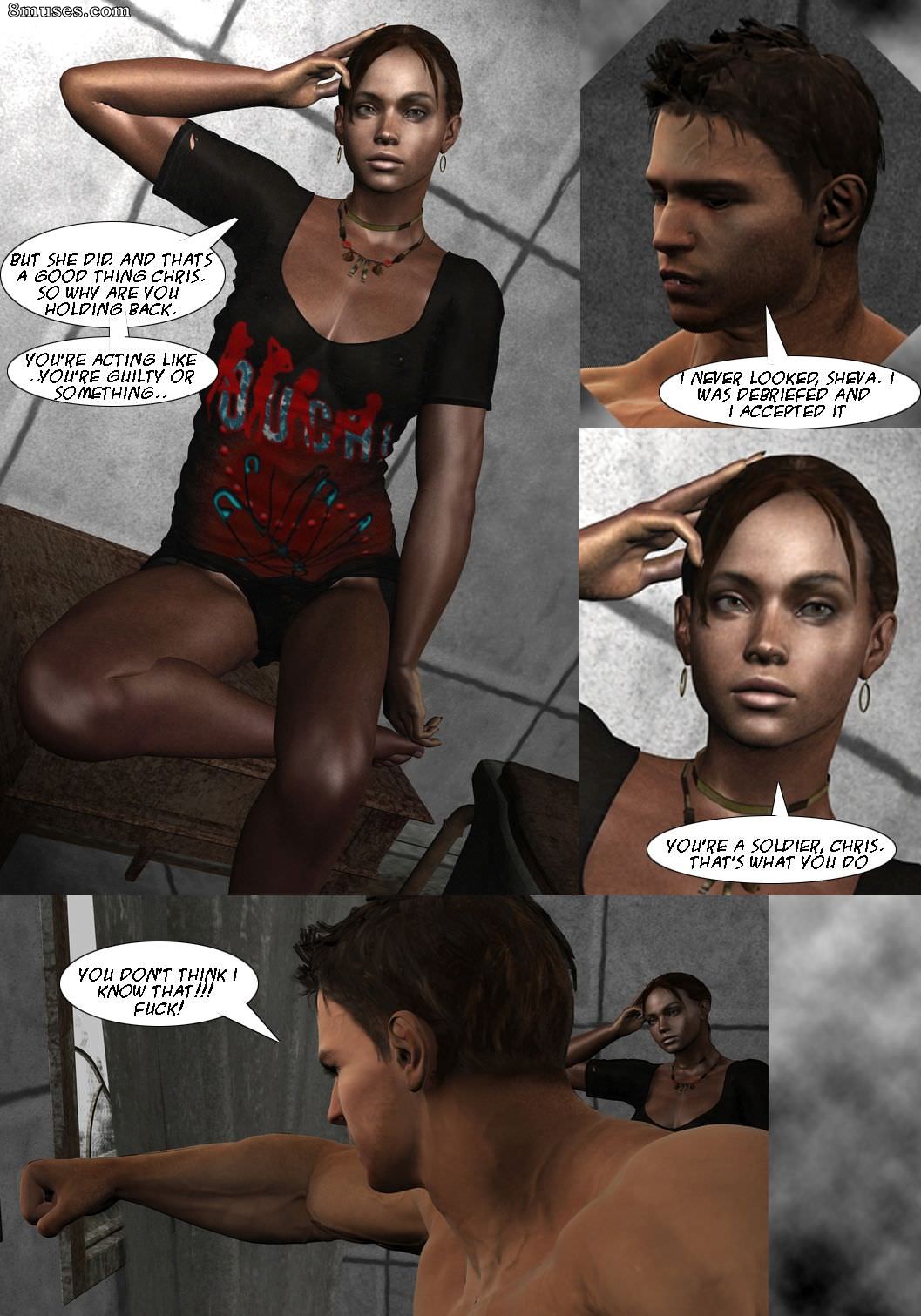 Sasha2000Dog Comics - Resident Evil 5 - Perdus dans les rêves - Page 8