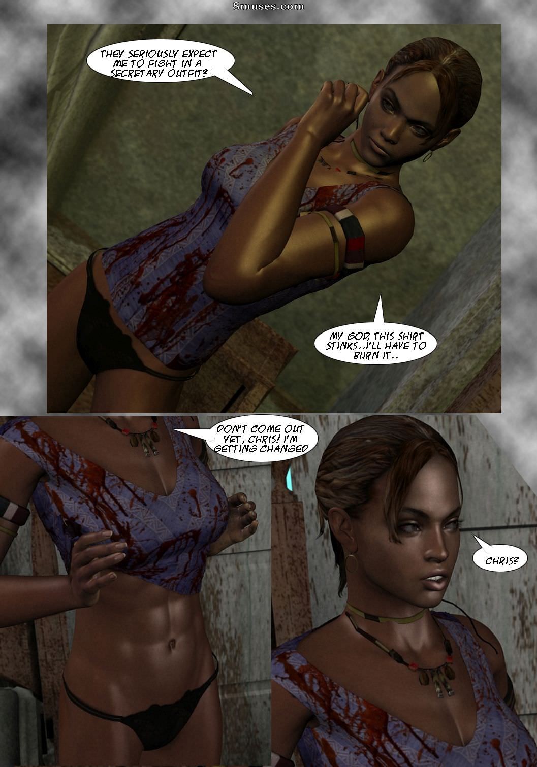 Sasha2000Dog Comics - Resident Evil 5 - Lost in Dreams - Page 4