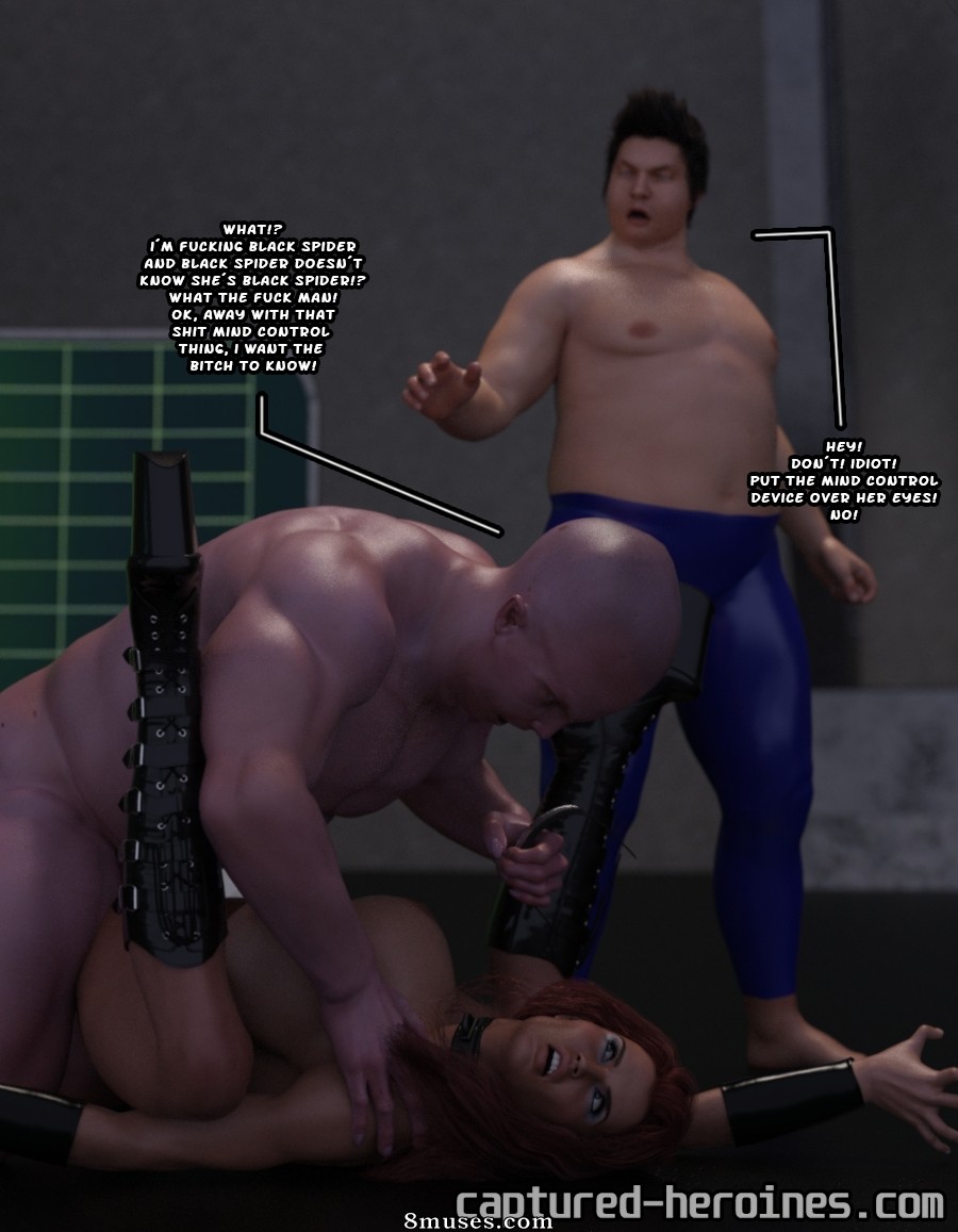 Captured-Heroines Comics - Black Spider vs Docteur Gaeko - Page 94