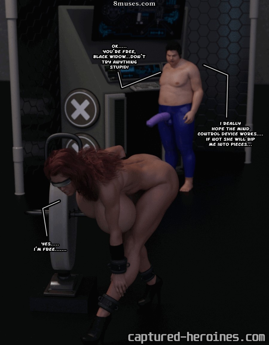 Captured-Heroines Comics - Black Spider vs Dr. Gaeko - Página 60