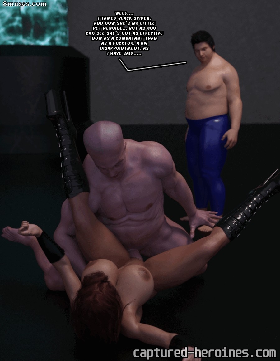 Captured-Heroines Comics - Black Spider vs Docteur Gaeko - Page 90