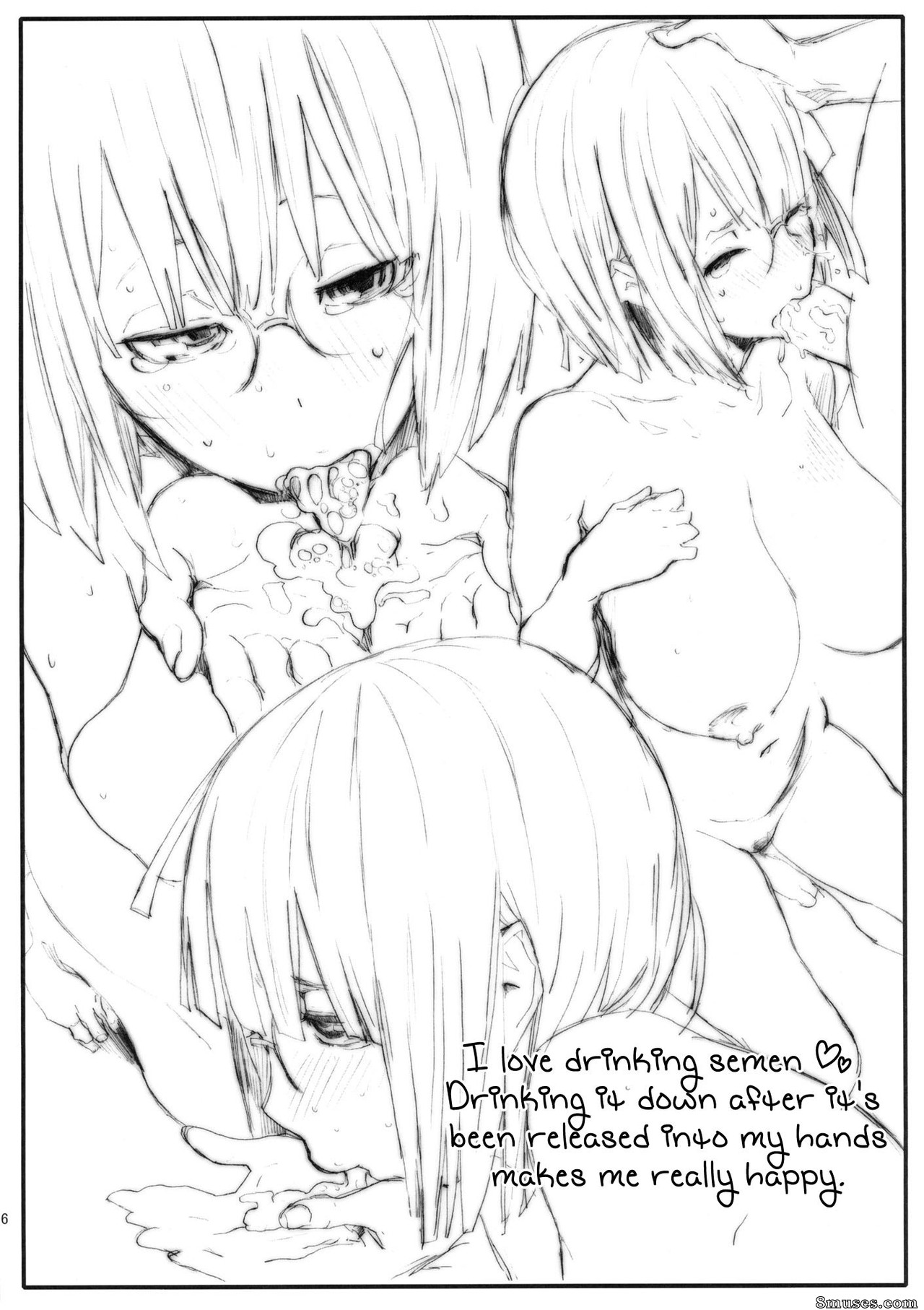 Doujinshi - Omake des filles parasites - Page 6
