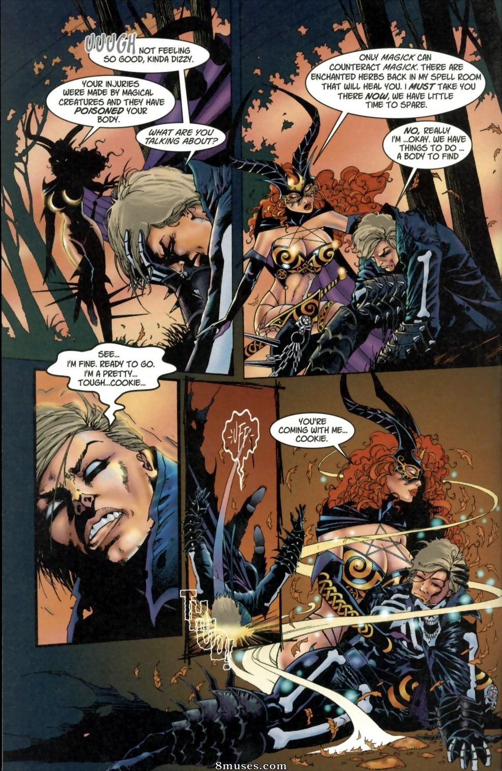 BroadSword Comics - Tarot - Witch of the Black Rose 002 - Page 5