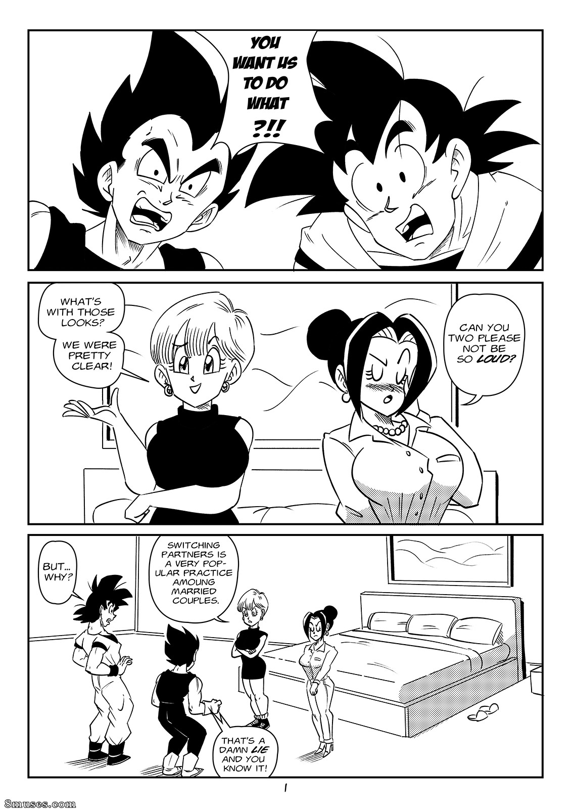 FunSexyDB Comics - Troca de Dragão - Página 1