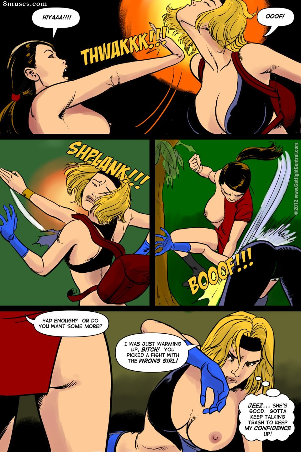 Catfight Central - Jamie Blonde - Contunation - Page 8