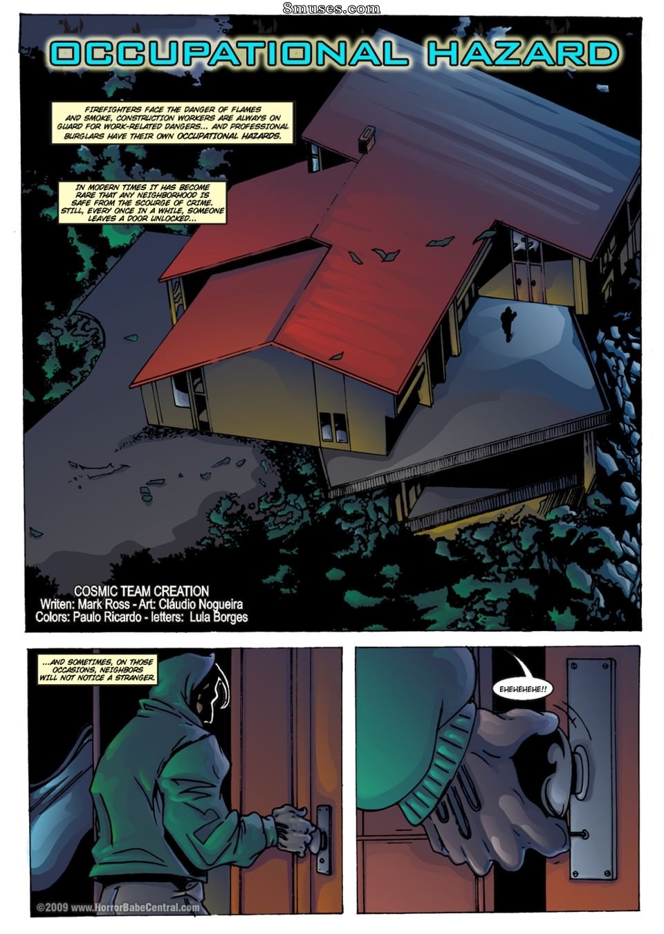 Horror Babe Central - Occupational Hazard - Page 1