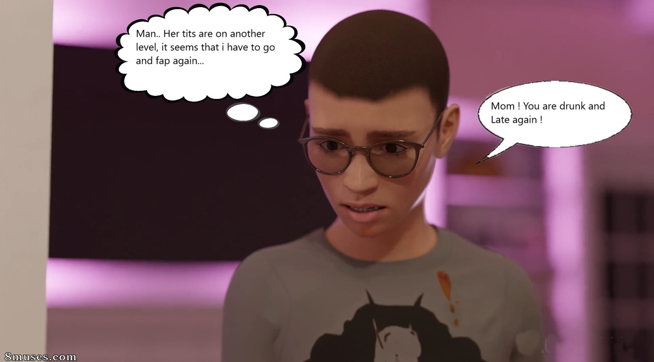 Jackerman & Hentaimaniac948 - A Nerd bangs his drunken Mother - Page 5