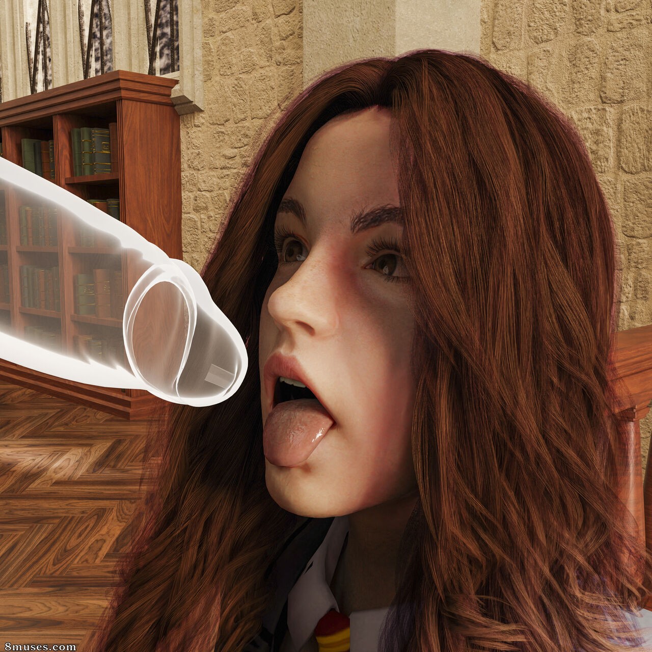 Nisama3dx - Hermione in the Library (Harry Potter) - Page 5