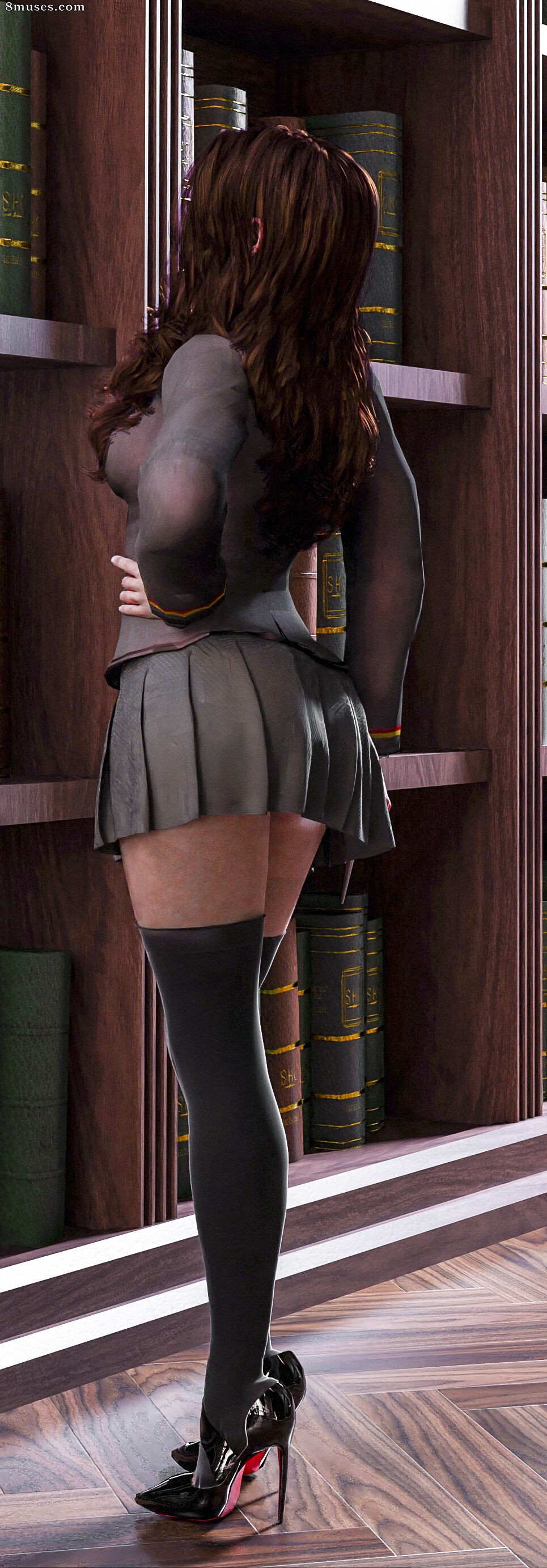 Nisama3dx - Hermione in the Library (Harry Potter) - Page 3