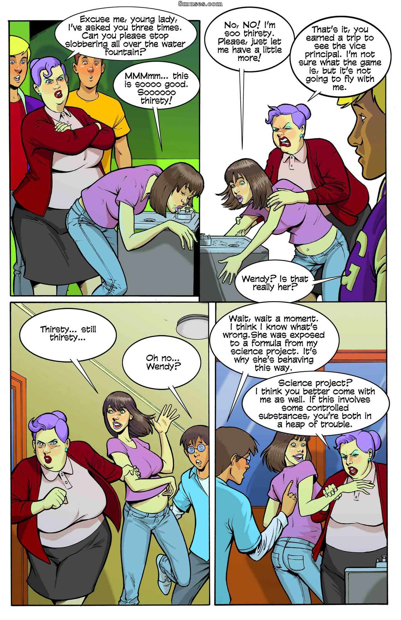 Giantess Club Comics - Ciência diluída - Página 9
