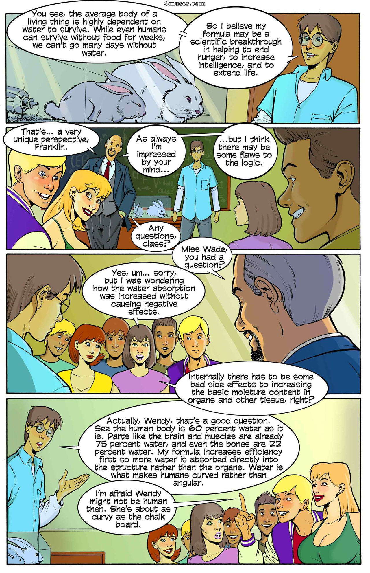 Giantess Club Comics - Ciência diluída - Página 4