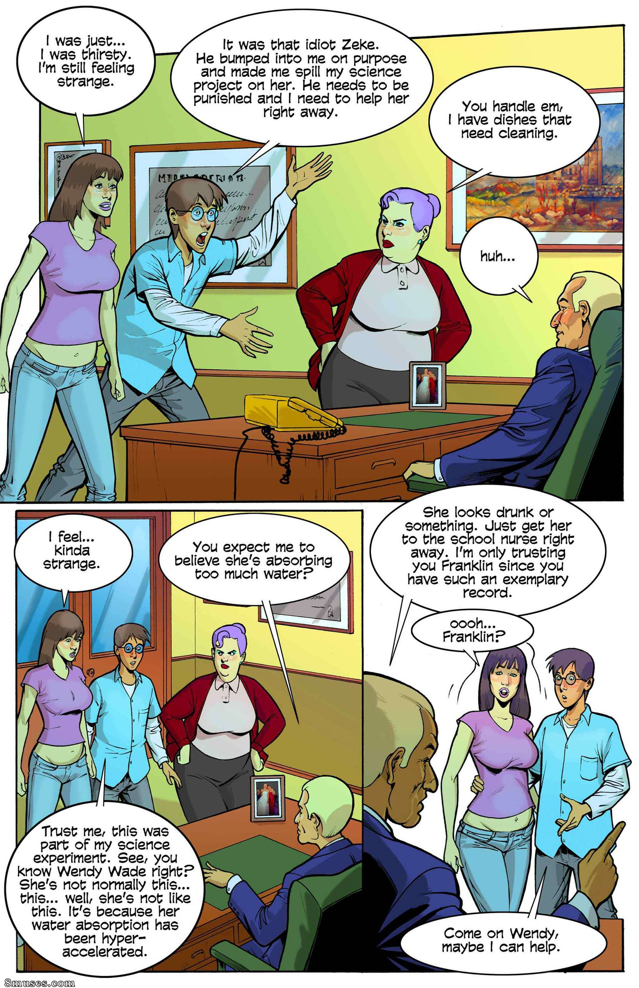Giantess Club Comics - Ciencia diluida con agua - Página 10