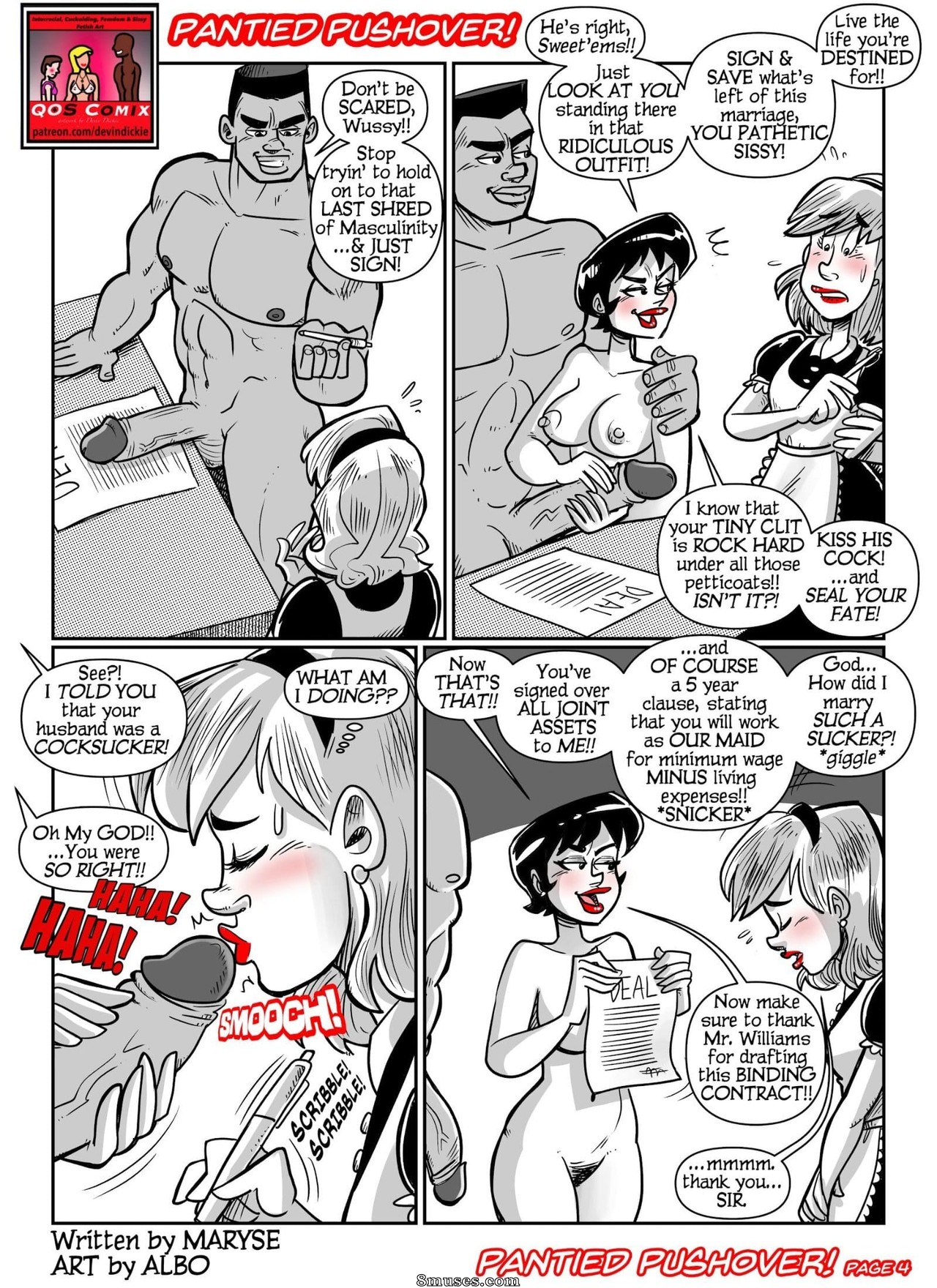 Devin Dickie Comics - Pantied Pushover - Page 4