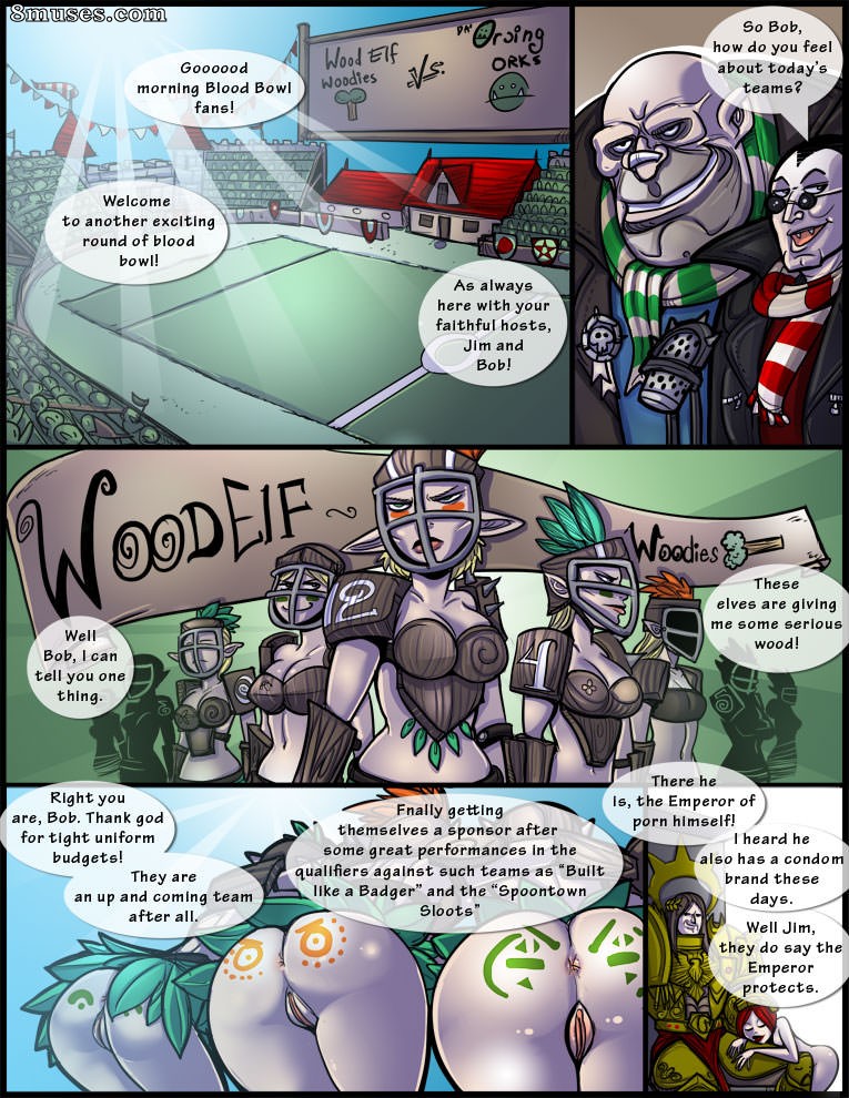 Shia Comics - Blood Bowl o quadrinho - Página 1