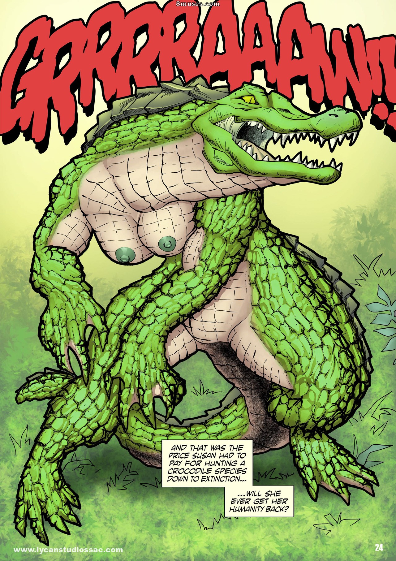 Locofuria Comics - 100 Ways to Become a Monster 13 - Karma of the Alligator - Page 27
