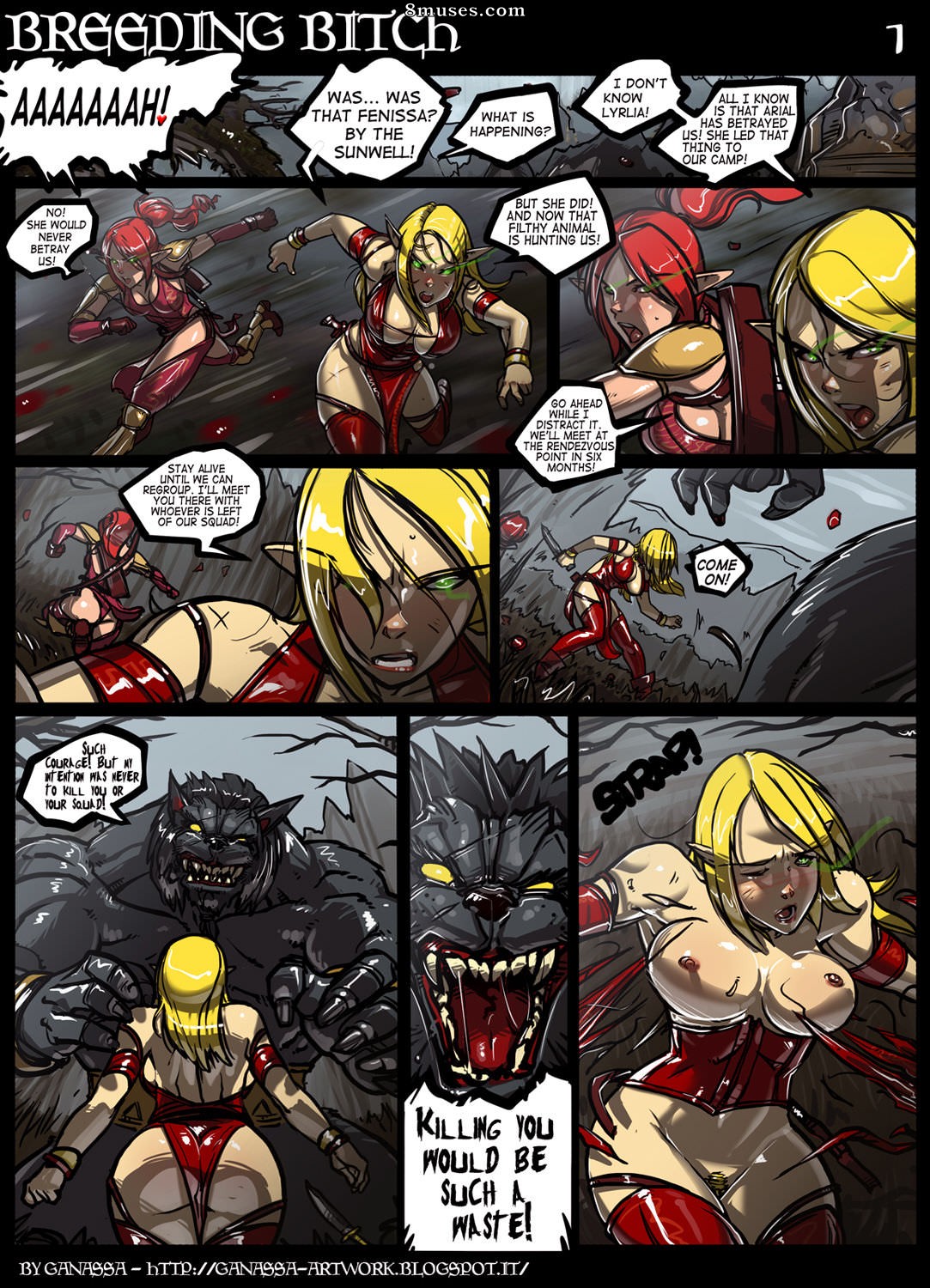 Ganassa Comics - Cadela de reprodução - Página 1