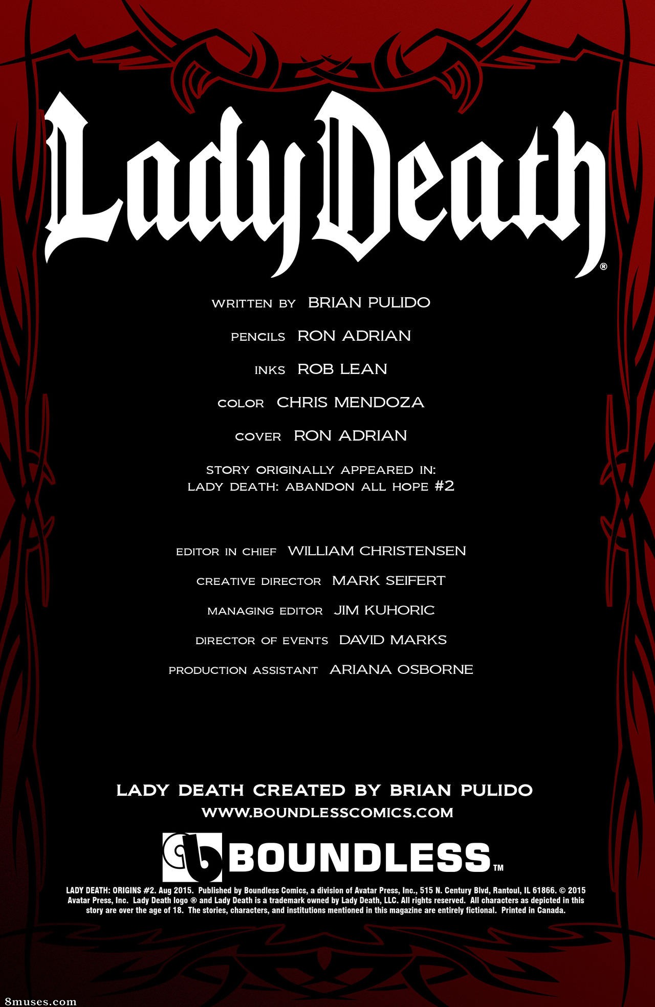 Lady Morte - Origens - Edição 2 - Página 2