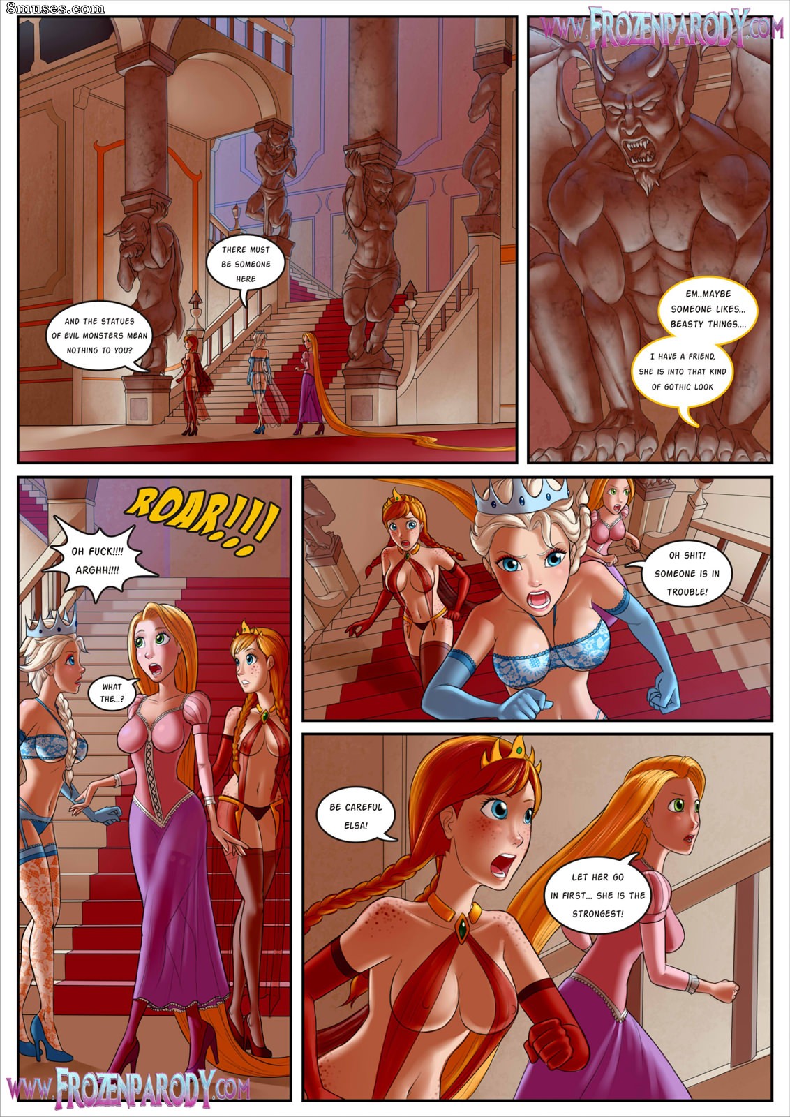 Frozen Parody Comics - Parodie de La Reine des neiges 13 - La Belle et la Bête - Page 3