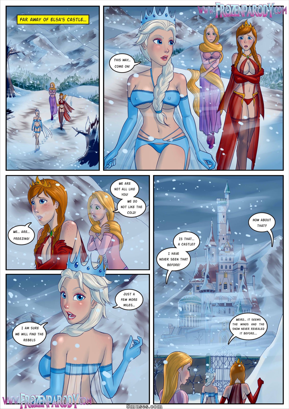 Frozen Parody Comics - Frozen Parody 13 - Beauty and the Beast - Page 1