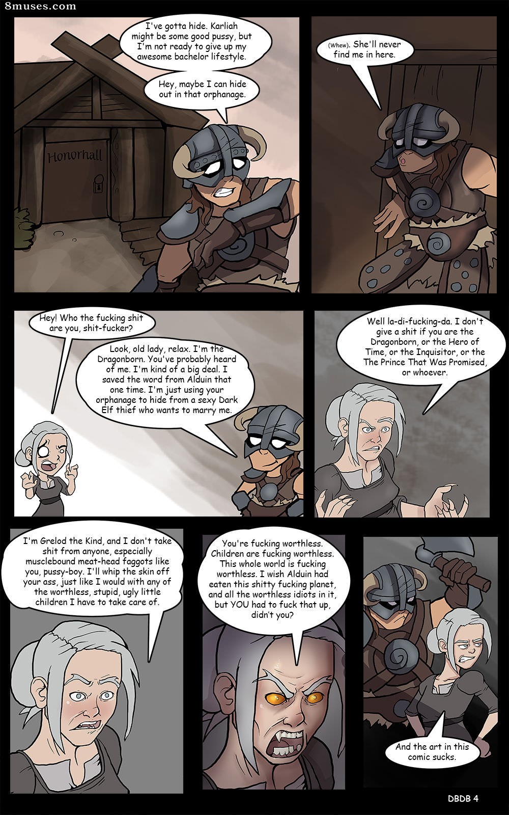 Markydaysaid Comics - Dragonborn and the Dark Brotherhood - Page 5