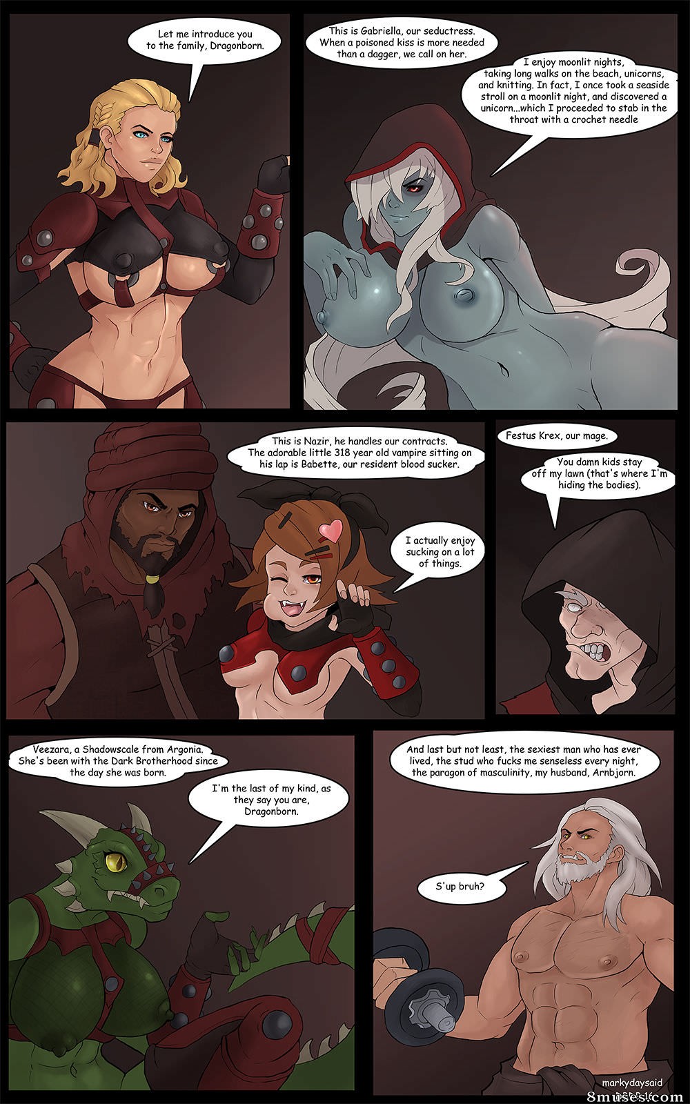 Markydaysaid Comics - Dragonborn and the Dark Brotherhood - Page 17