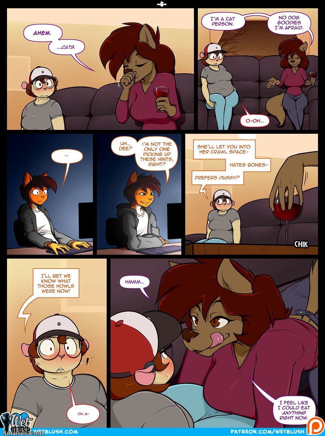 WetBlush Comics - Ela é uma lobisomem - Página 4