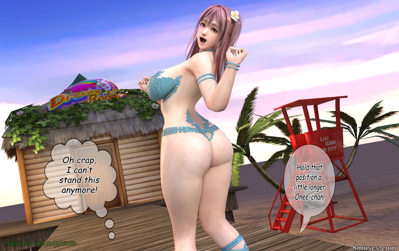 Nabriales the Majestic Comics - Honoka chan Beach Adventure - Page 3