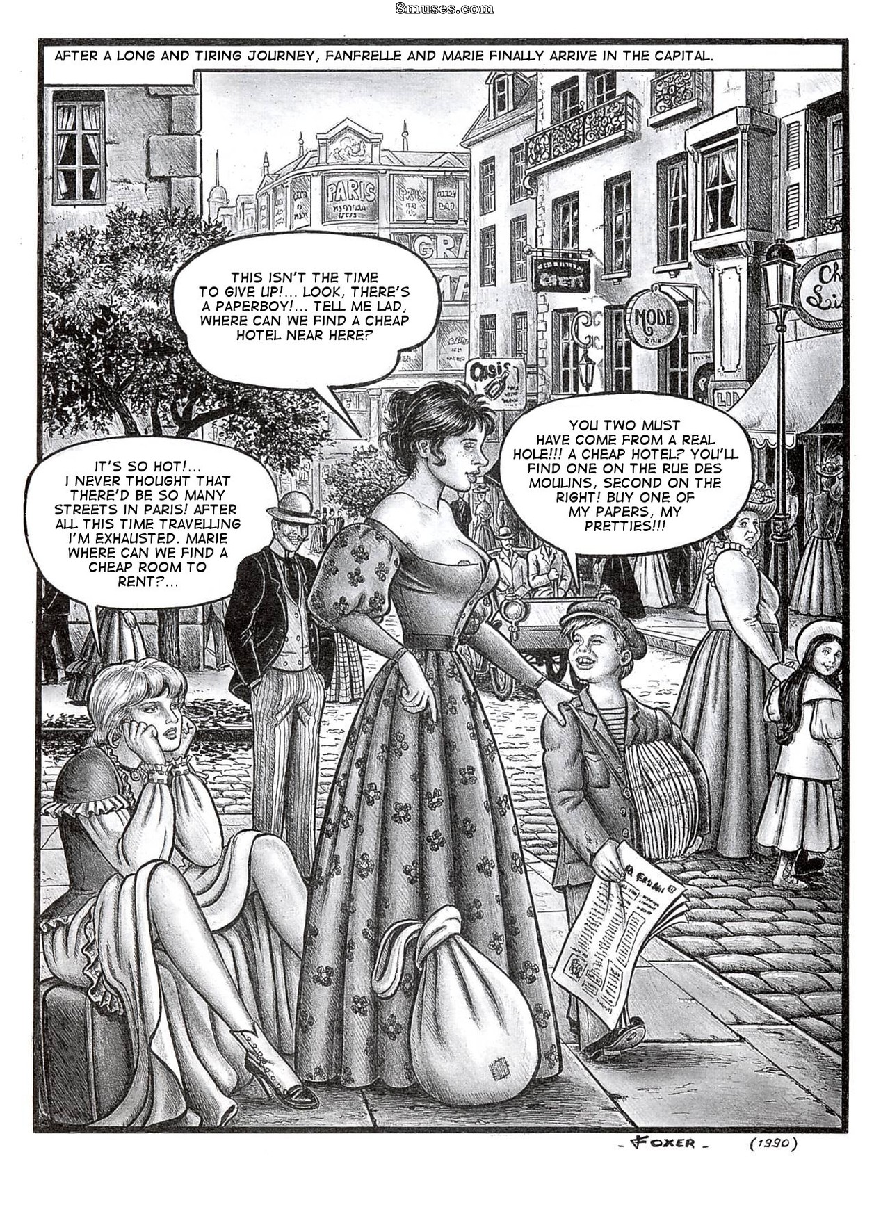 The Parisien Life of Fanfrelle - Issue 2 - Page 1