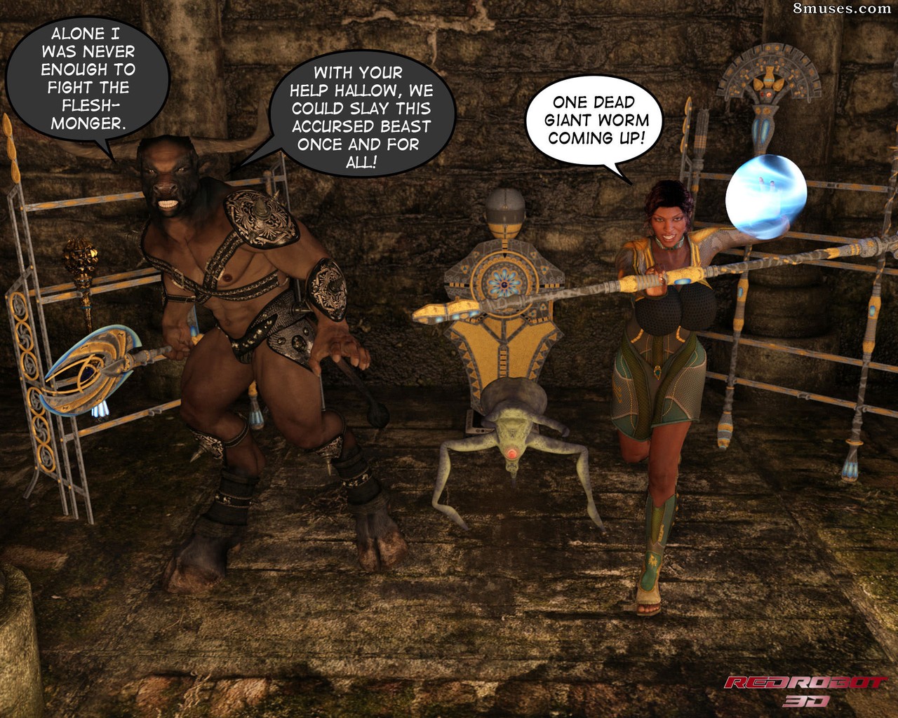 Tales of Hallow - Escape from the Lair of the Minotaur - Lettered - Page 46