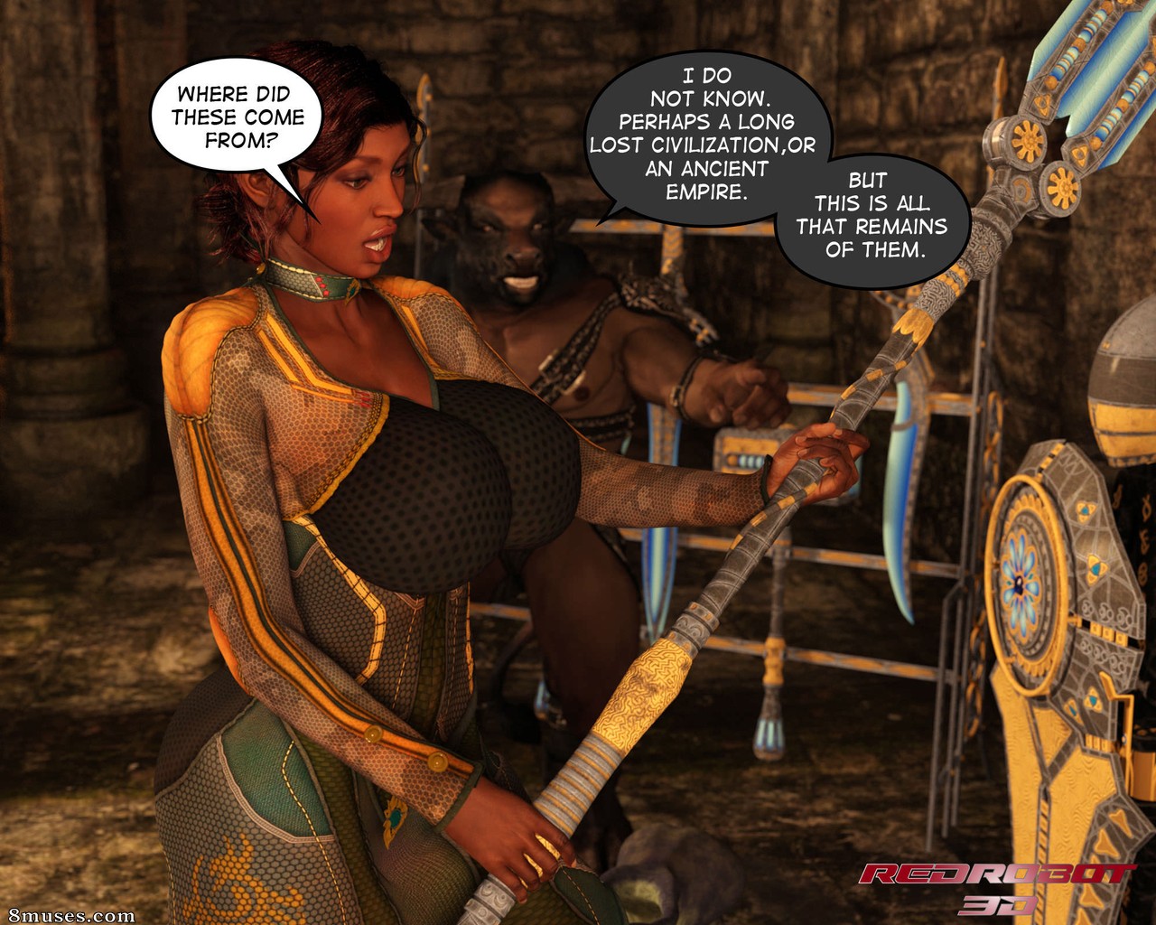 Tales of Hallow - Escape from the Lair of the Minotaur - Lettered - Page 43