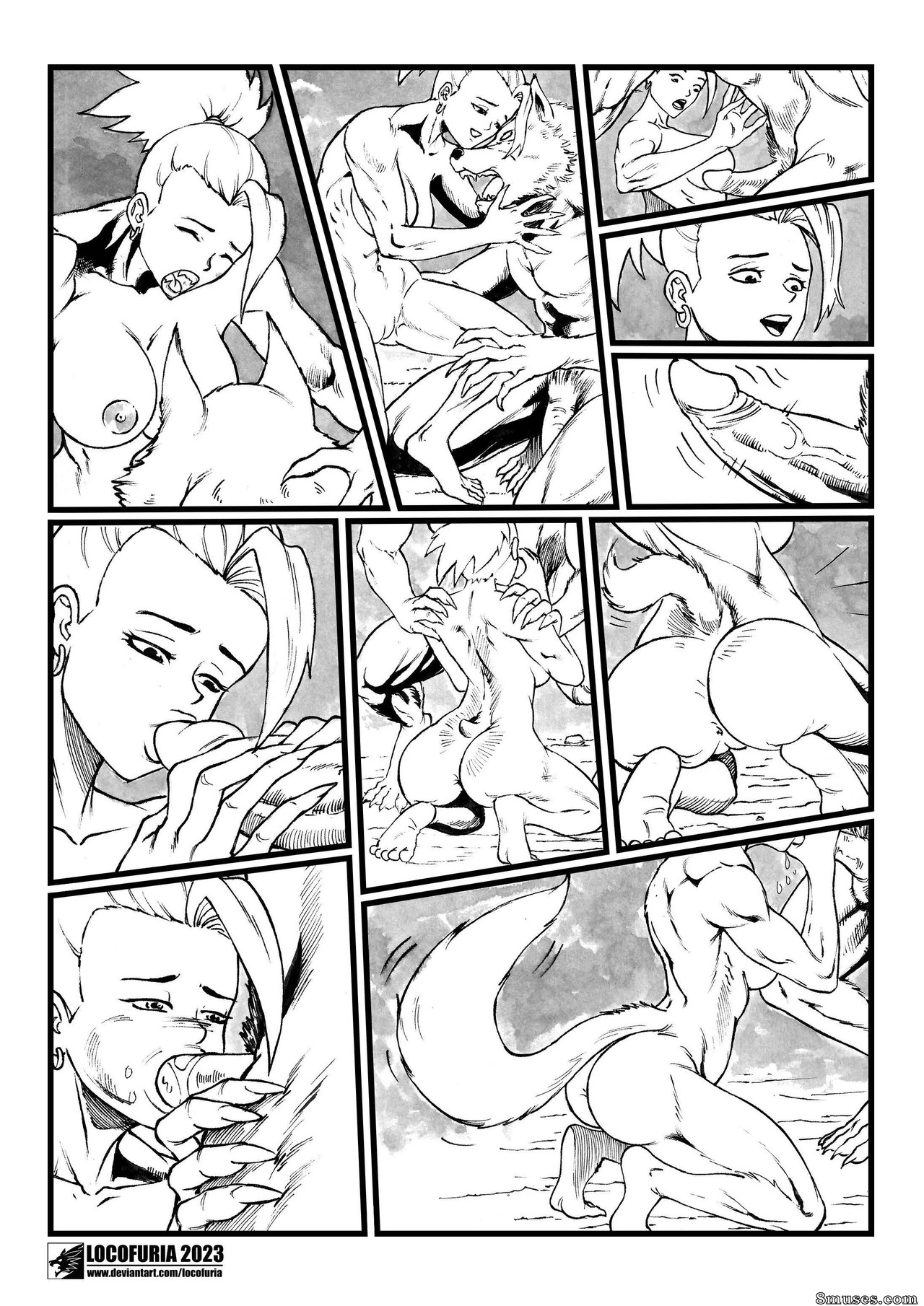 Locofuria Comics - Licancorbol Nova raça - Página 9