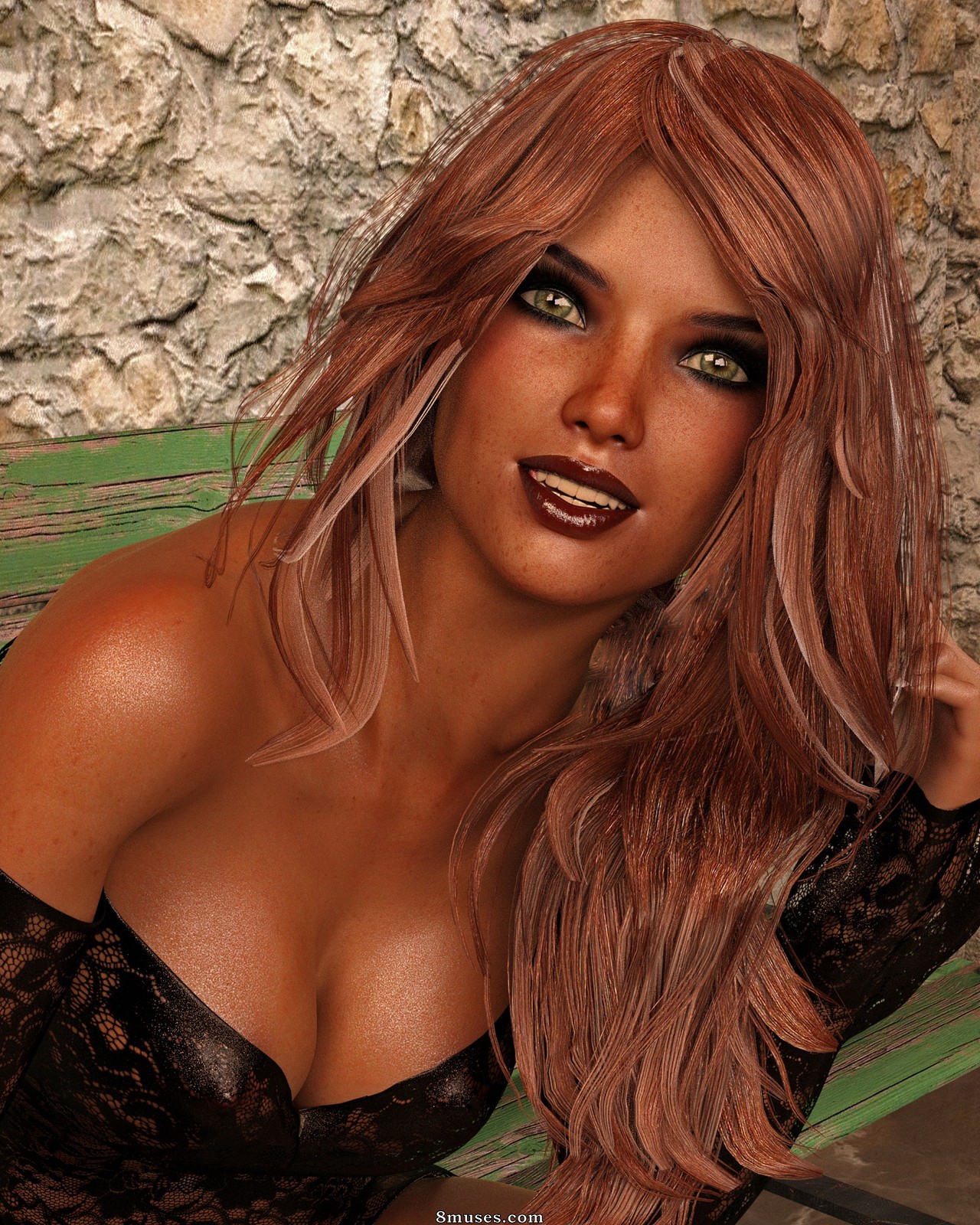Cosmic 3D Angels - Casey Reed in Smitten Dress - Page 4