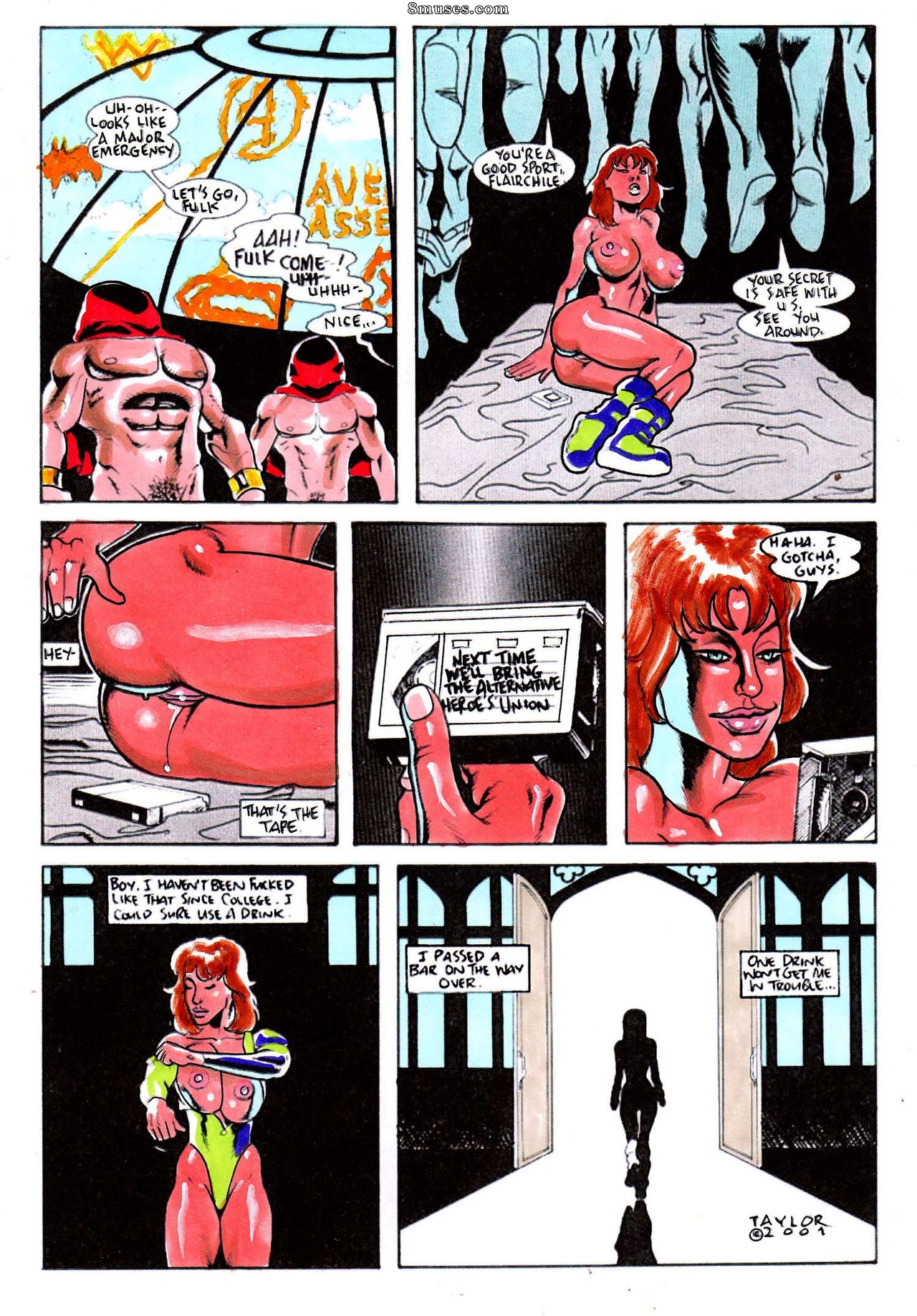 Kevin Taylor Adult Comics - Union Dues - Page 5