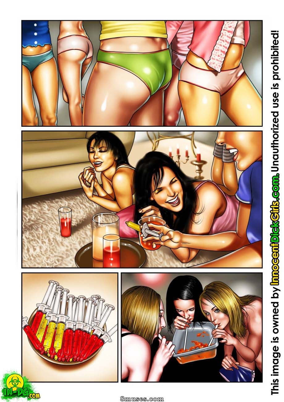 Innocent Dickgirls Comics - First Time Drunk Part 1 - Page 3