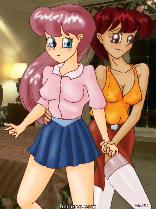 Cartoon Valley - Hentai style babies in lesbi action - Page 1
