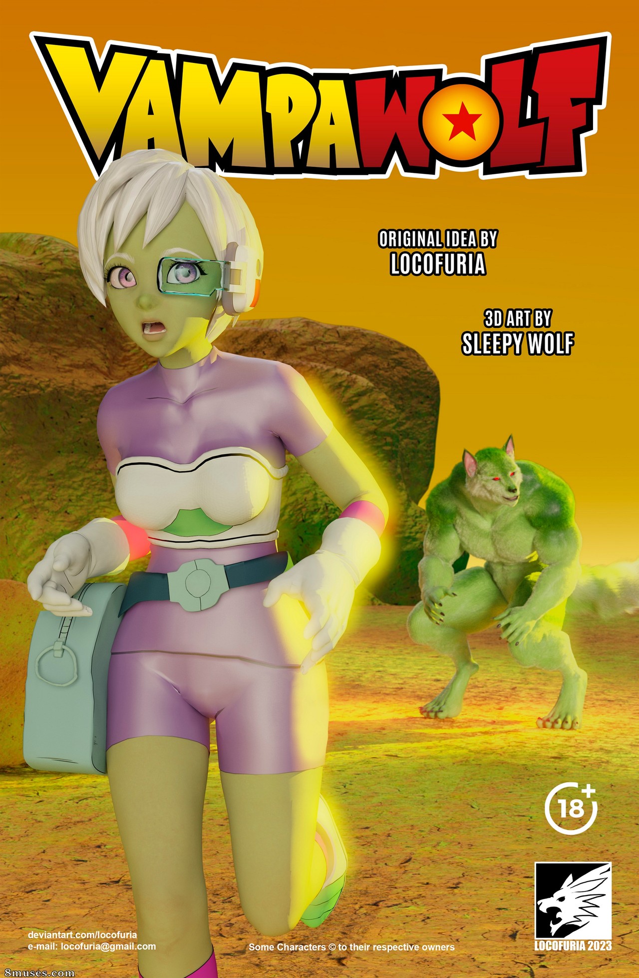 Locofuria Comics - VampaWolf - Página 1